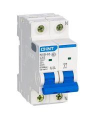 INTERRUTTORE MAGNETOTERMICO 1P+N 16A CURVA C 4,5KA NXB-63S/C16-1PN-4,5