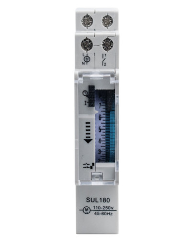 INTERRUTTORE ORARIO ANALOGICO 230V 16A 1 DIN
