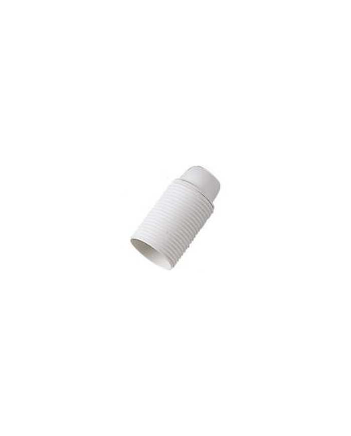 PORTALAMPADA PER LAMPADA E14 BIANCO FILETTATO