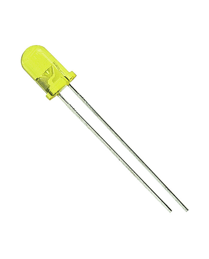LED 5MM GILALLO TRASPARENTE 30° 80MCD