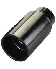 PORTALAMPADA IN PLASTICA E14 LISCIO NERO