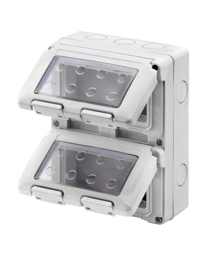 CONTENITORE PER APPARECCHI SYSTEM STAGNO 8 POSTI