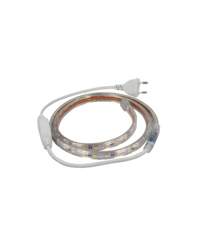 STRISCIA LED 220V 15W/M IP65 LUCE NATURALE 6000K