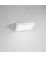 APPLIQUE LED DA PARETE BIANCO 20W 1500LM 4000K IP54 26X13X12CM