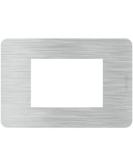 PLACCA MATIX GO 2 MODULI ALLUMINIO IN TECNOPOLIMERO