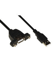 CAVO USB A MASCHIO/A FEMMINA DA PANNELLO