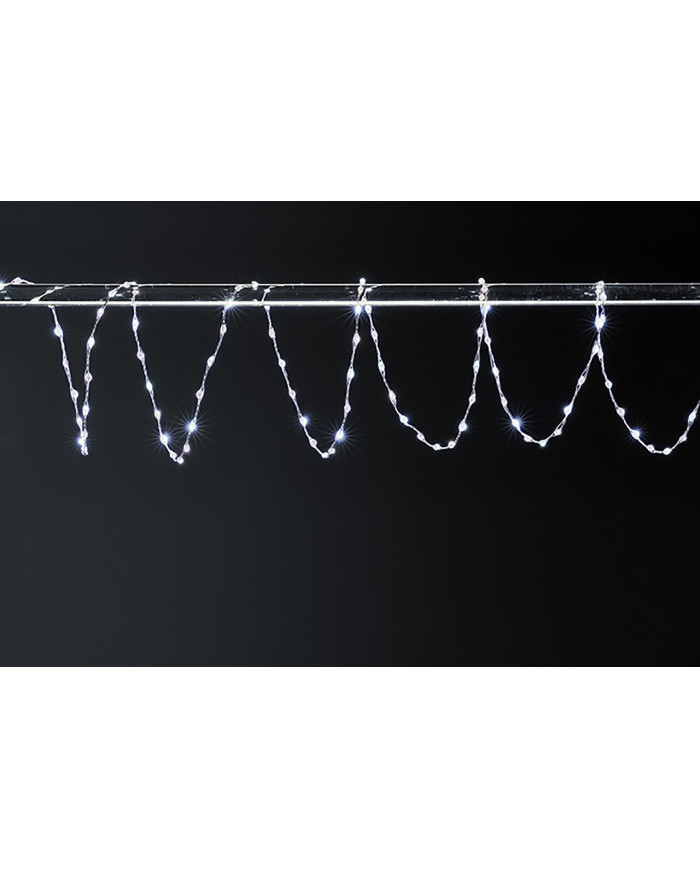 SERIE LUMINOSA 50 NANO LED LUCE FREDDA 4,90MT