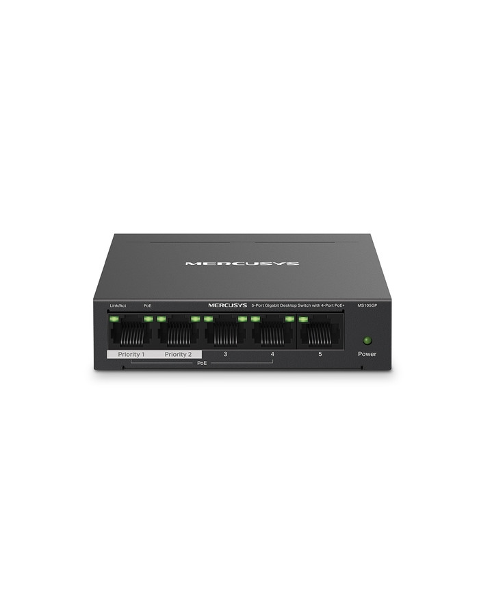 SWITCH DI RETE 10 PORTE 10/100/1000MBPS MS105GP