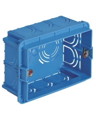 CASSETTA DA INCASSO 4 POSTI VIMAR AZZURRA