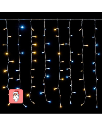 TENDA LED 480 LED 4X0,6 MT LUCE BIANCA/CALDA IP44