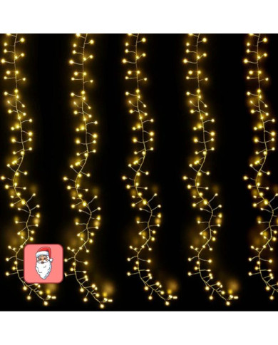 TENDA LED 560 LED 3X1MT LUCE CALDA EFFETTO PIOGGIA