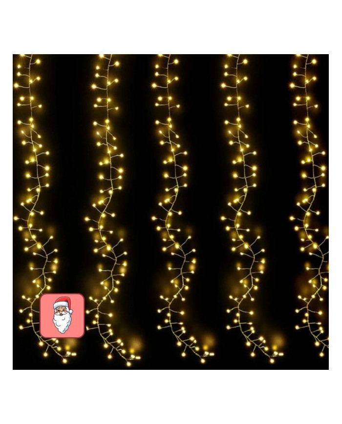 TENDA LED 560 LED 3X1MT LUCE CALDA EFFETTO PIOGGIA