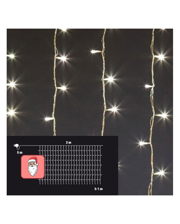 TENDA LED 192 LED 3X1 MT LUCE CALDA IP44