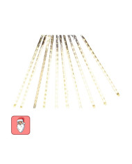 TENDA LED 384 LED 8 TUBI EFFETTO PIOGGIA IP44