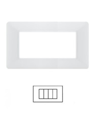 PLACCA 4P BIANCA MATIX COMPATIBILE