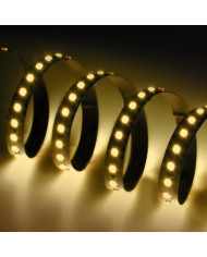 STRISCIA LED 24V 16W/M IP20 LUCE CALDA 3000K 120LED/MT PREZZO per 5m