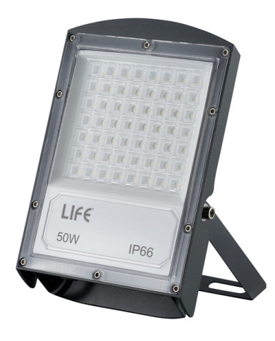 FARO LED GRIGIO 50W 6500K LUCE FREDDA IP65 F71