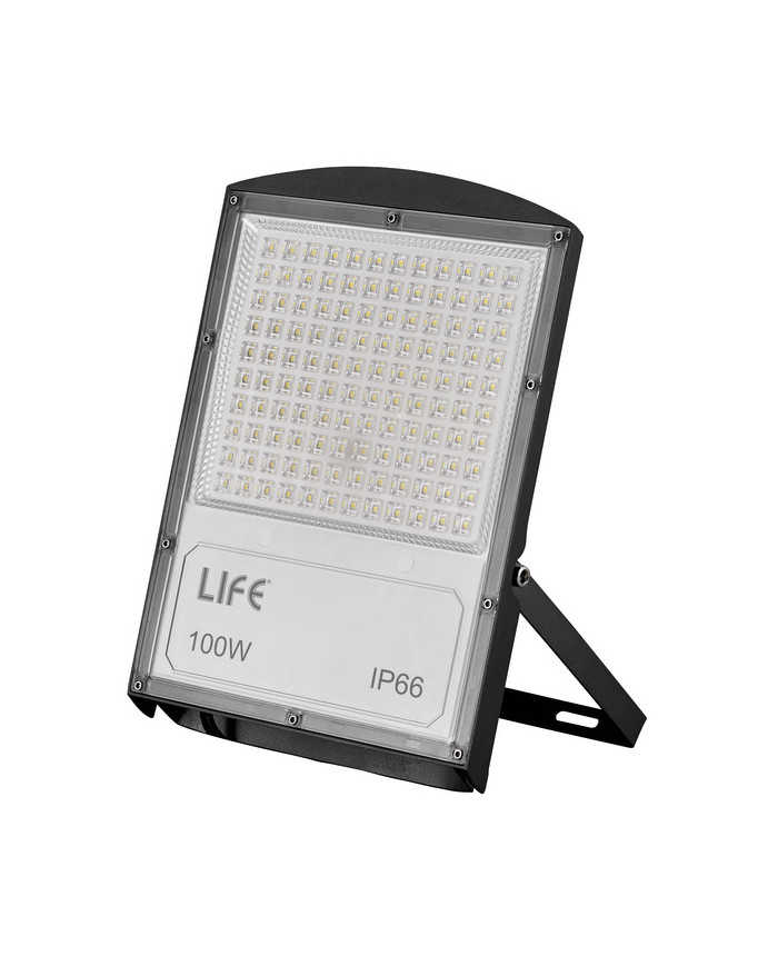 FARO LED GRIGIO 100W 4000K LUCE NATURALE IP66 F71