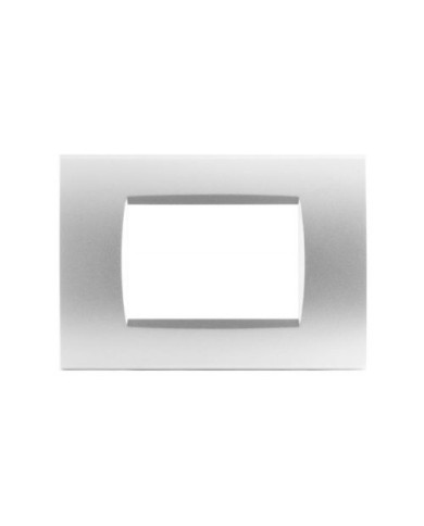 PLACCA 4P SILVER LIVING LIGHT COMPATIBILE