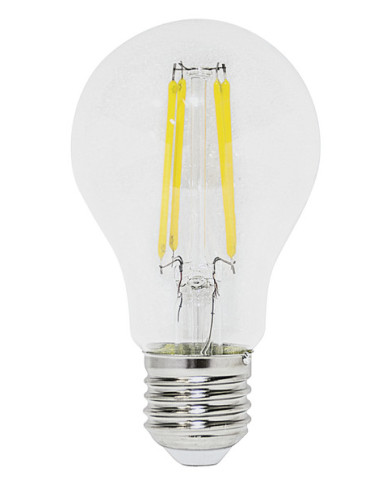 LAMPADA LED FILAMENTO TRASPARENTE E27 8,5W 4000K