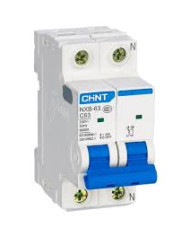 INTERRUTTORE MAGNETOTERMICO 1P+N 10A CURVA C 4,5KA NXB-63S/C10-1PN-4,5