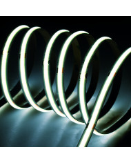 STRISCIA LED COB 24V 8W/M IP20 LUCE FREDDA 6500K PREZZO PER 5MT.