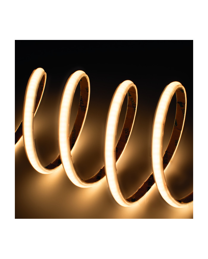 STRISCIA LED COB 220V 16W/M IP65 LUCE CALDA 3000K