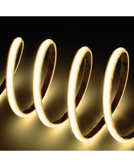 STRISCIA LED COB 220V 16W/M IP65 LUCE NATURALE 4000K PREZZO PER BOBINA DA 50MT.