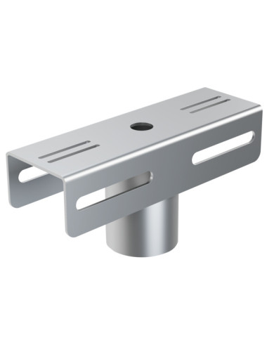 STAFFA DI FISSAGGIO A PALO D.60 DOPPIO LATO