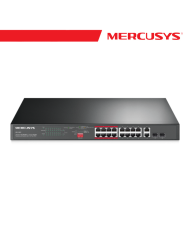 SWITCH DI RETE 16 PORTE POE + 2 PORTE GIGABIT 10/100 MBPS MERCUSYS