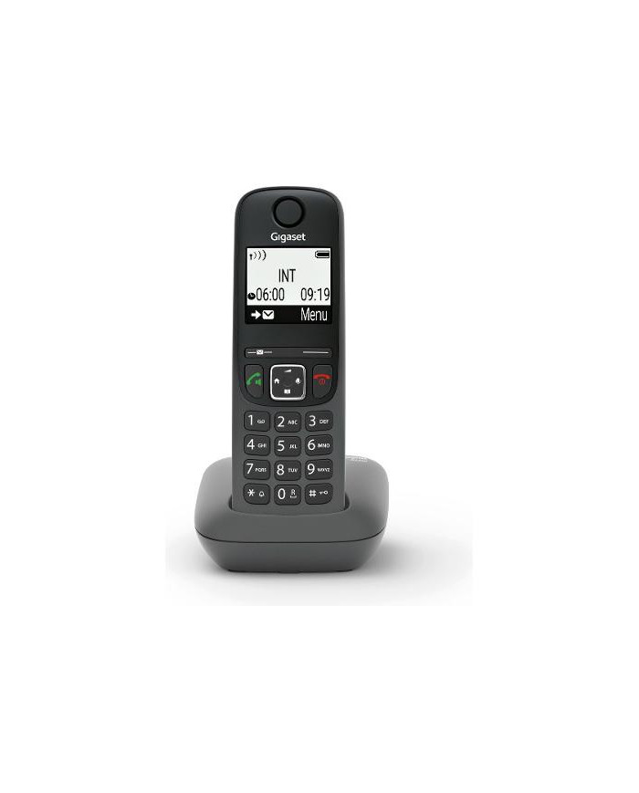 TELEFONO CORDLESS DECT GIGASET AS490 NERO