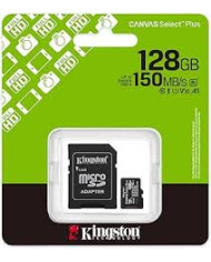 MICRO SD CARD 128GB C10 150MB/S KINGSTON S-CANVAS