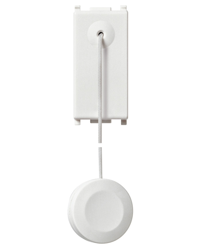 PULSANTE 1P NO 10A TIRANTE BIANCO VIMAR PLANA