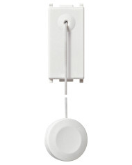 PULSANTE 1P NO 10A TIRANTE BIANCO VIMAR PLANA