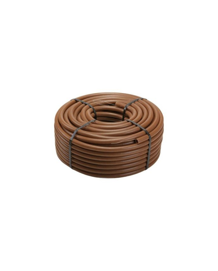 TUBO CORRUGATO DOPPIOSTRATO D25 MARRONE 50MT