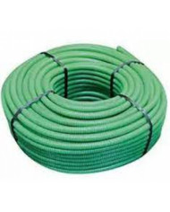 TUBO CORRUGATO DOPPIOSTRATO D25 VERDE 50MT PIEGHEVOLE MEDIO EC