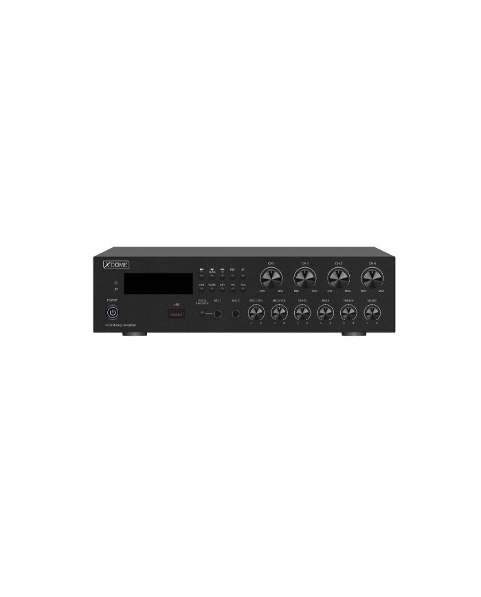 AMPLIFICATORE PA BLUETOOTH / FM / MP3 400W 4 ZONE