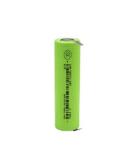 BATTERIA RICARICABILE LI-ION 18650 3.6V 2.9AH C/LAMELLE