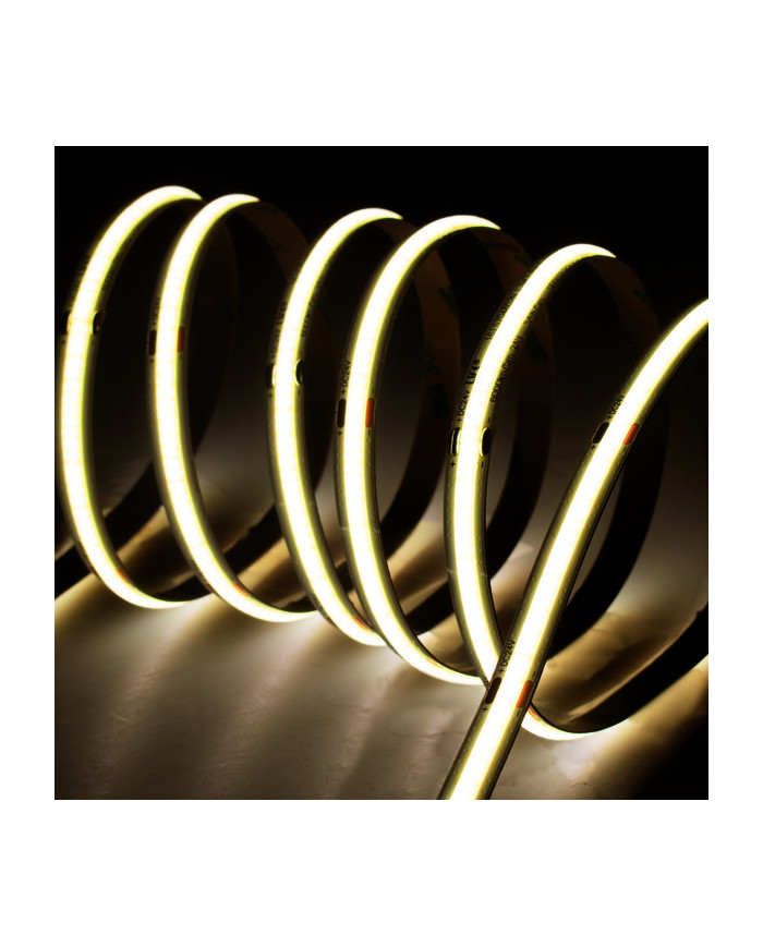 STRISCIA LED COB 24V 10,8W/M IP65H 3000K