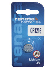 BATTERIA BOTTONE LITIO CR1216 3V RENATA