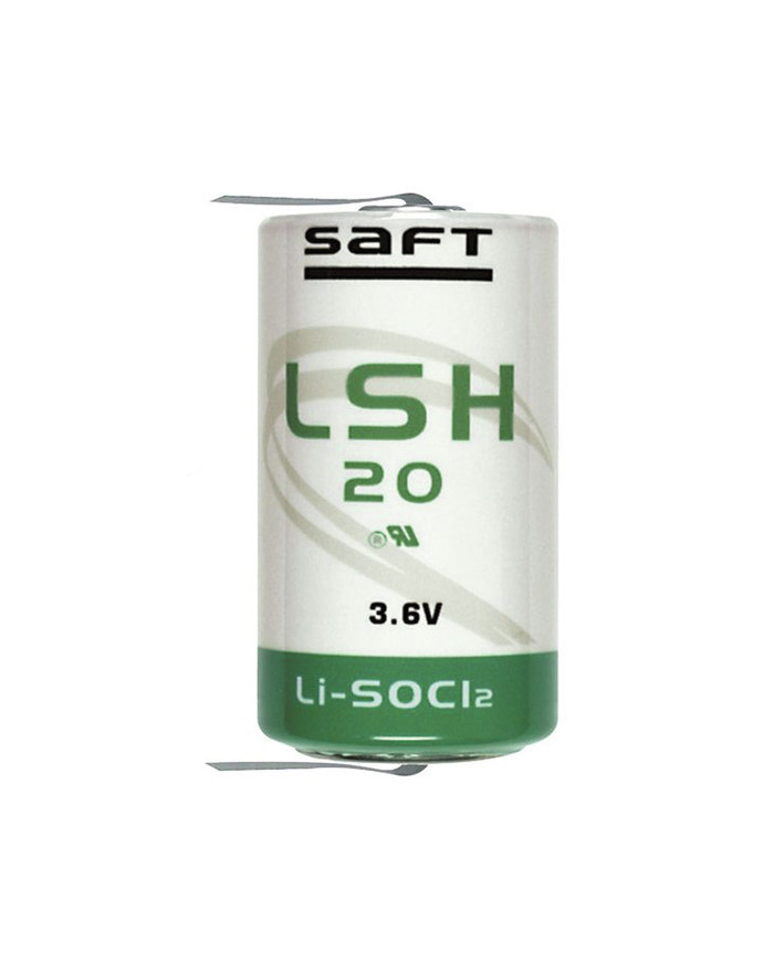 BATTERIA LITIO TIPO D 3,7V 13AH CON LAMELLE