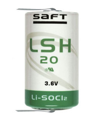 BATTERIA LITIO TIPO D 3,7V 13AH CON LAMELLE