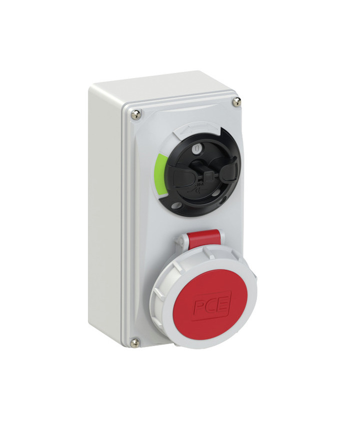 PRESA INTERBLOCCATA IP66/IP67 CON INTERRUTTORE 16A