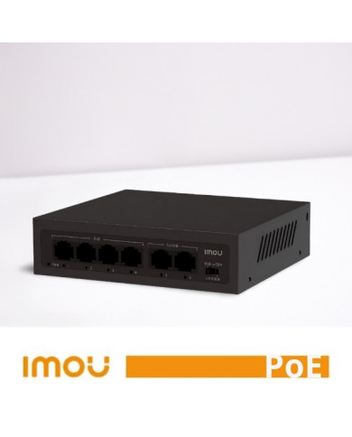 SWITCH DI RETE 4 PORTE 10/100MBPS 2UPLINK 45W IMOU