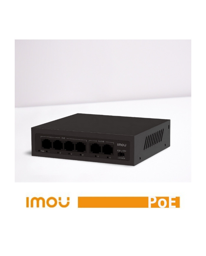 SWITCH DI RETE 4 PORTE 10/100MBPS 2UPLINK 45W IMOU