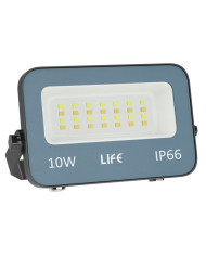FARO LED GRIGIO 10W IP66 TRICOLOR 3000/4000/6500K