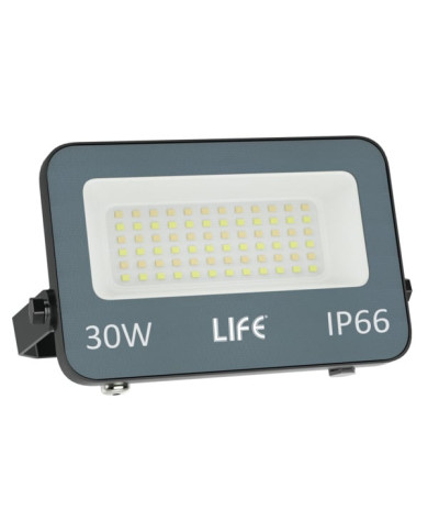 FARO LED GRIGIO 30W IP66 TRICOLOR 3000/4000/6500K