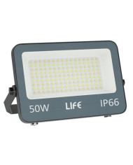 FARO LED GRIGIO 50W IP66 TRICOLOR 3000/4000/6500K