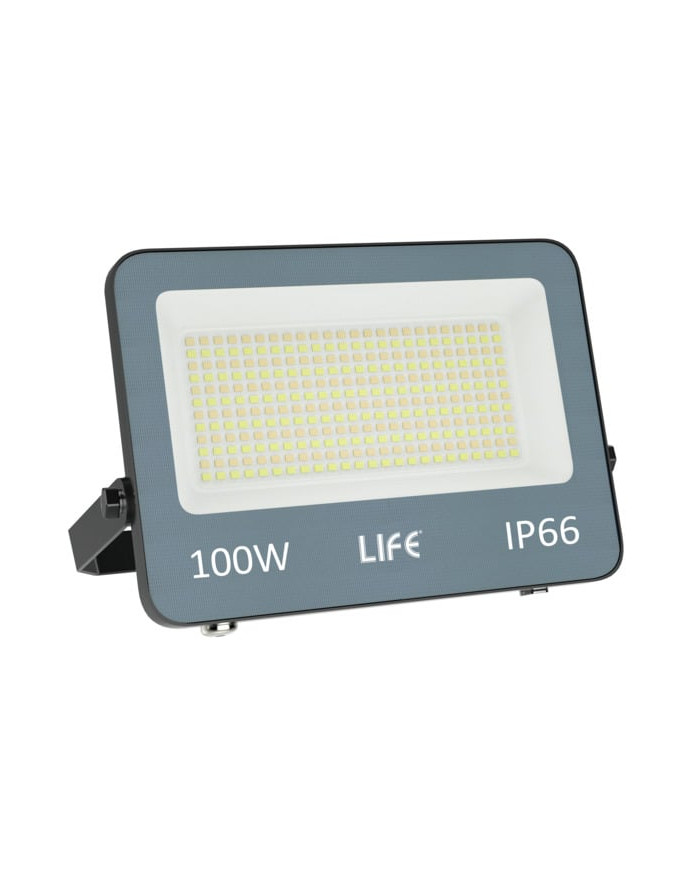FARO LED GRIGIO 100W IP66 TRICOLOR 3000/4000/6500K