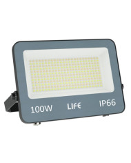 FARO LED GRIGIO 100W IP66 TRICOLOR 3000/4000/6500K